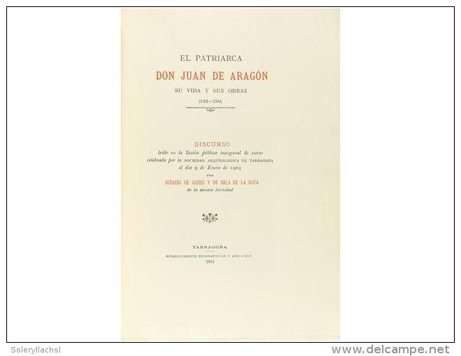 1904. LIBRO: (HISTORIA-MONARQU&Iacute;A). JANER Y DE MILA DE LA ROCA, IGNACIO DE: EL... - Unclassified