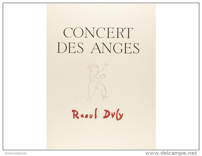 1963. LIBRO: (BIBLIOFILIA). WITOLD, JEAN: CONCERT DES ANGES. LES COMPOSITIONS DE RAOUL... - Non Classés