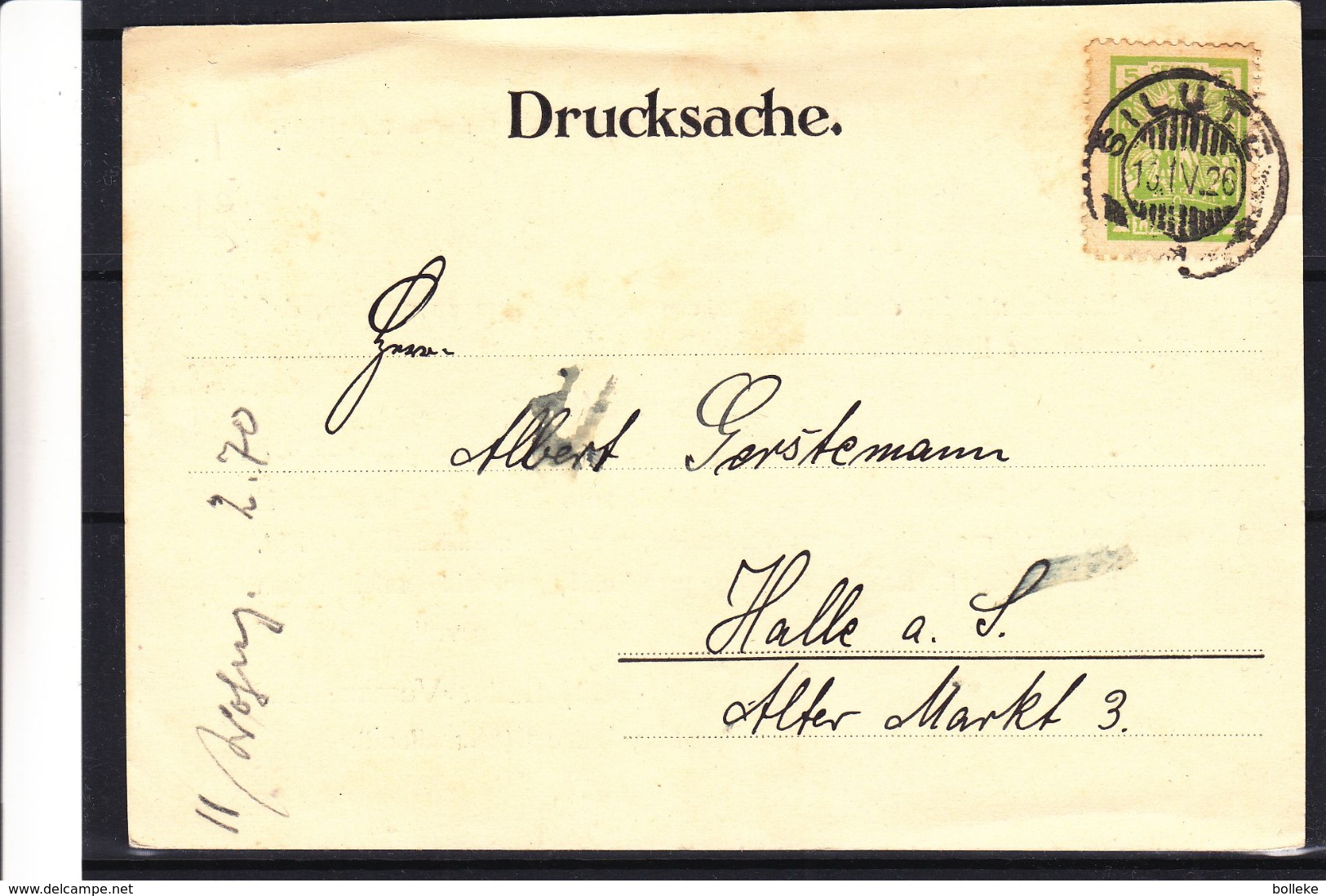 Lituanie - Carte Postale De 1926 - Oblit Silute - Exp Vers Halle En Allemagne - Lituania