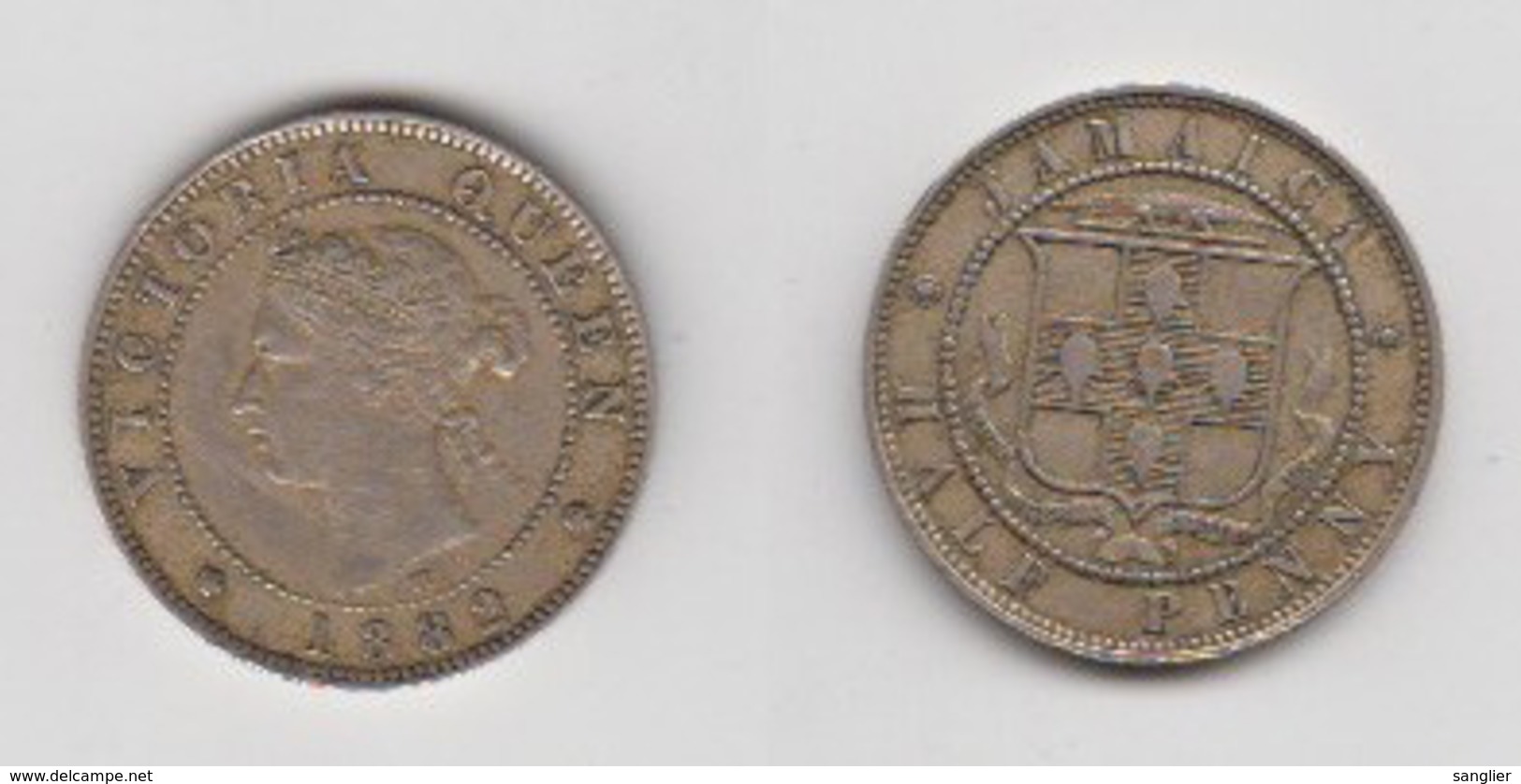 JAMAICA -HALF PENNY 1882 - C. 1/2 Penny