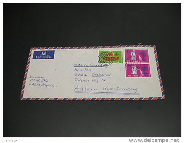 Nigeria 1962 Airmail Cover To Germany *22026 - Nigeria (1961-...)