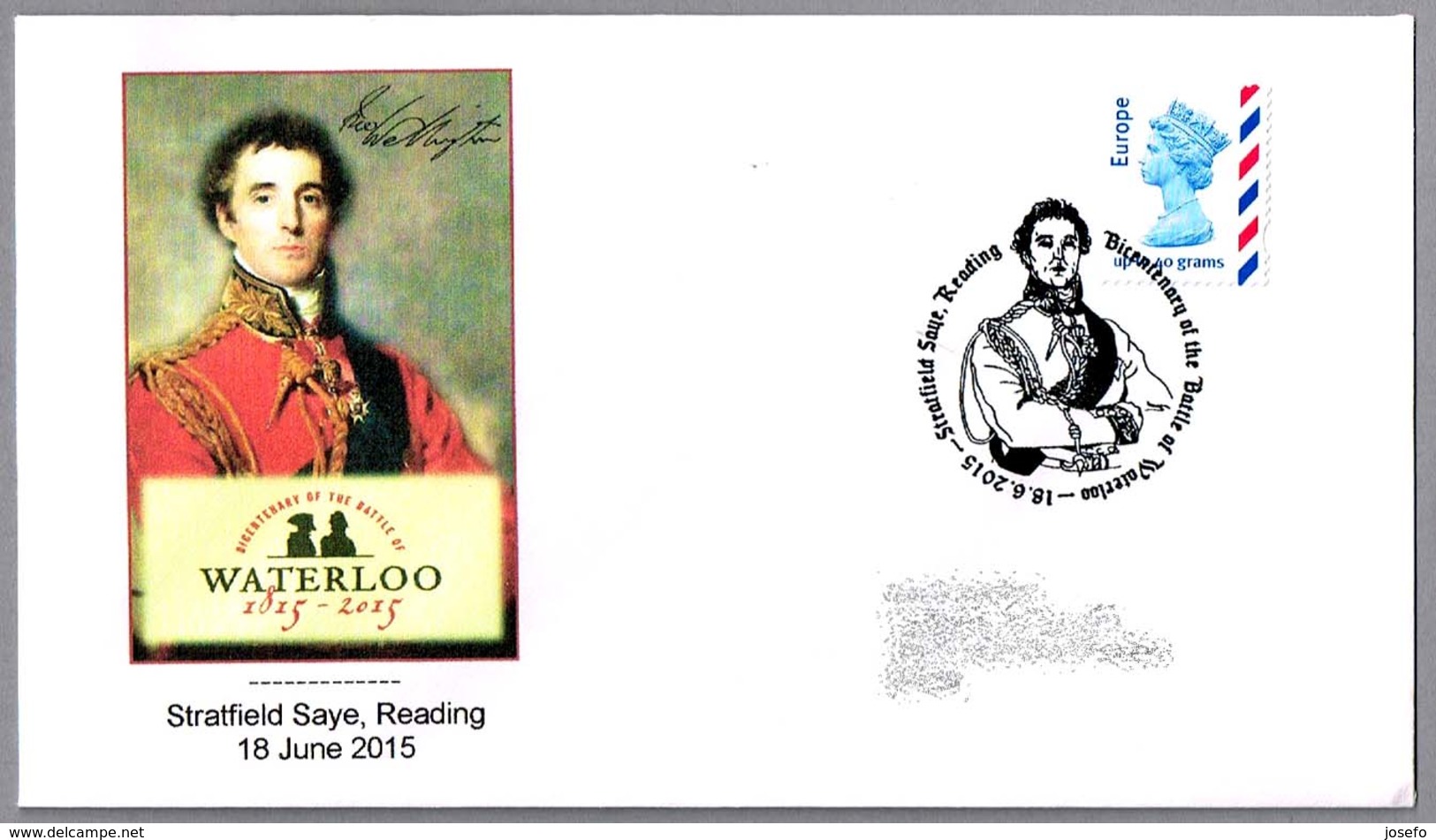 200 Años BATALLA DE WATERLOO - 200 Years BATTLE OF WATERLOO - WELLINGTON. Stratfield Saye, 2015 - Napoleone