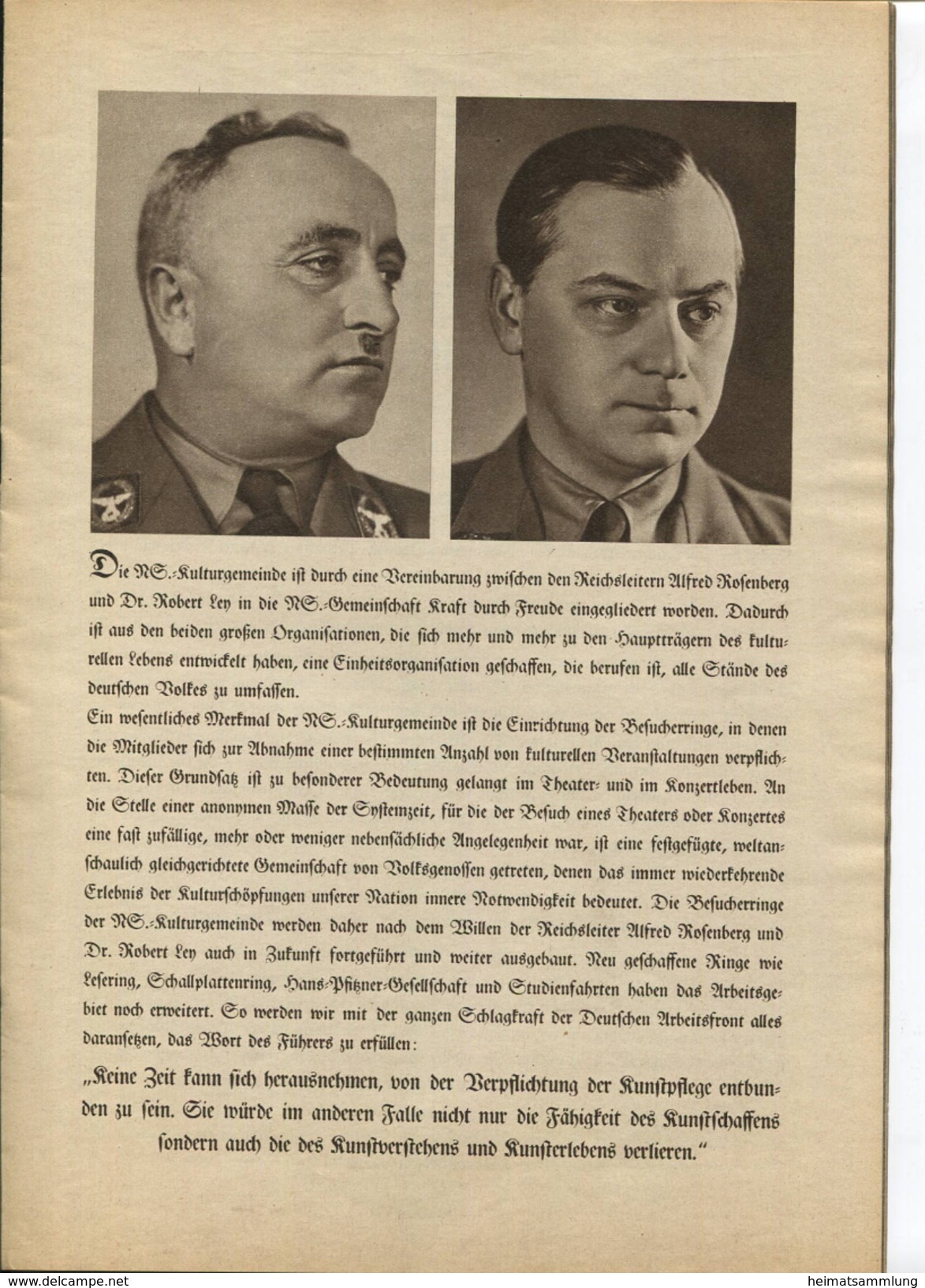 Die Deutsche Arbeitsfront NSG Kraft Durch Freude Berlin - Kulturelle Veranstaltungen 1937/1938  - 32 Seiten Mit Unzählig - Theater & Tanz