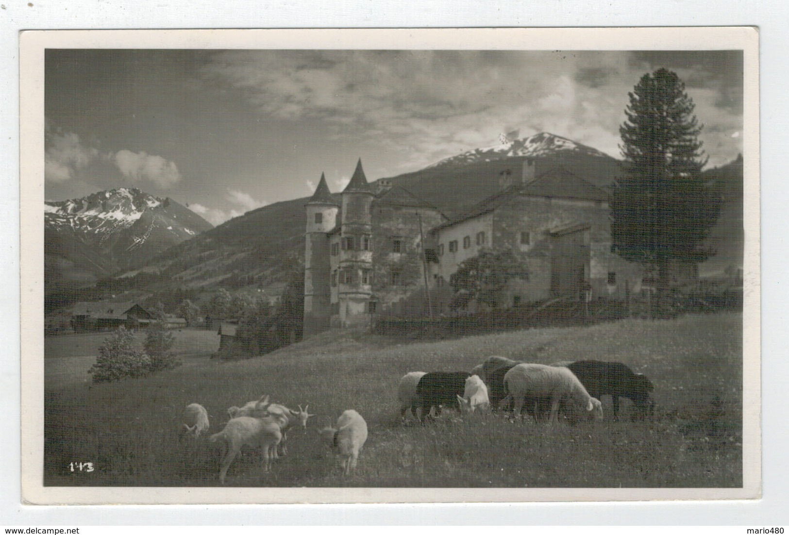 C.P.  PICCOLA   THERMALBAD HOFGASTEIN  WIESMOSERSCHLOSS (TIMBRO TEDESCO)       2 SCAN     (VIAGGIATA) - Bad Hofgastein