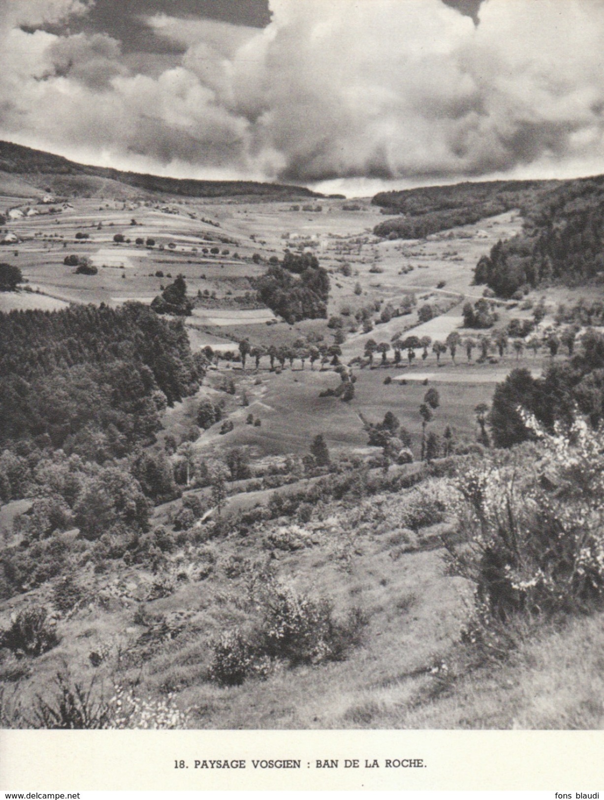 1948 - Héliogravure - Belmont (Bas-Rhin) - Paysage Du Ban De La Roche - FRANCO DE PORT - Unclassified