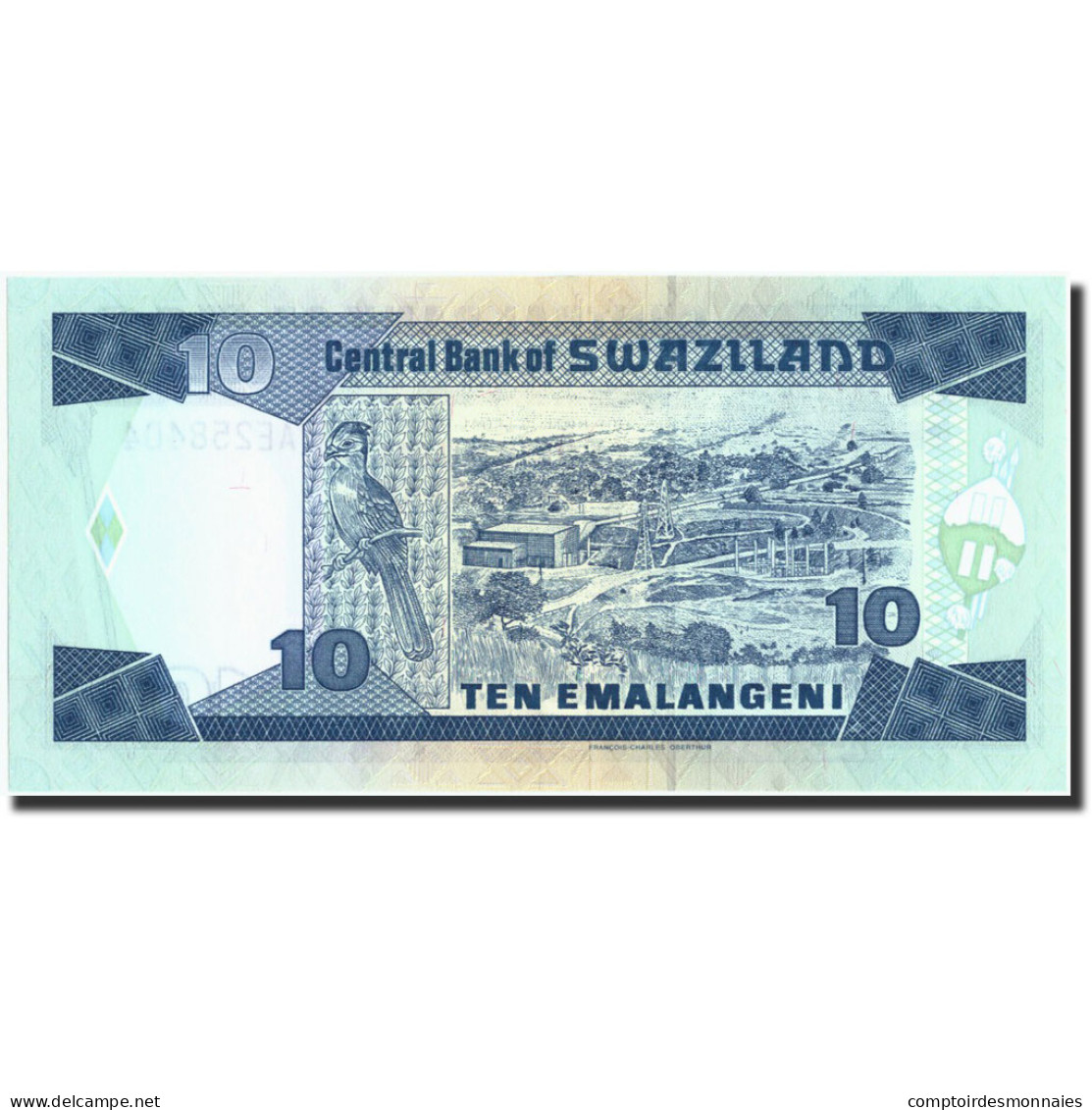 Billet, Swaziland, 10 Emalangeni, Undated 1995, Undated 1995, KM:24a, NEUF - Swaziland