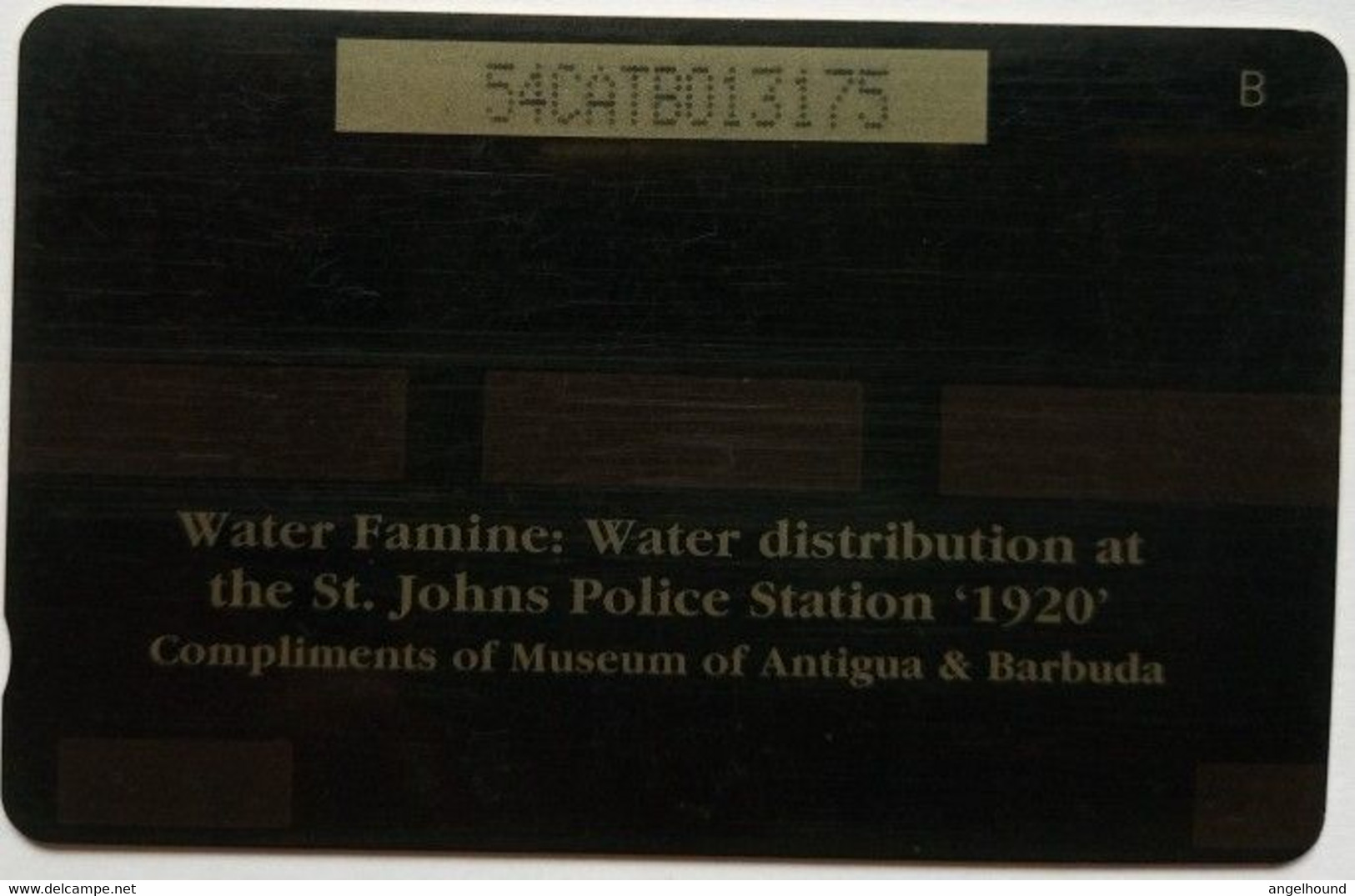 Anrigua And Barbuda EC$10  54CATB " Water Famine 1920 " - Antigua And Barbuda