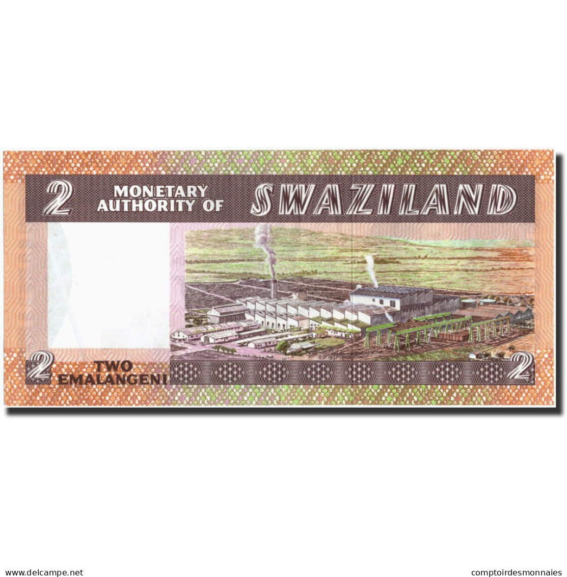 Billet, Swaziland, 2 Emalangeni, Undated (1974), Undated (1974), KM:2a, SPL - Swasiland