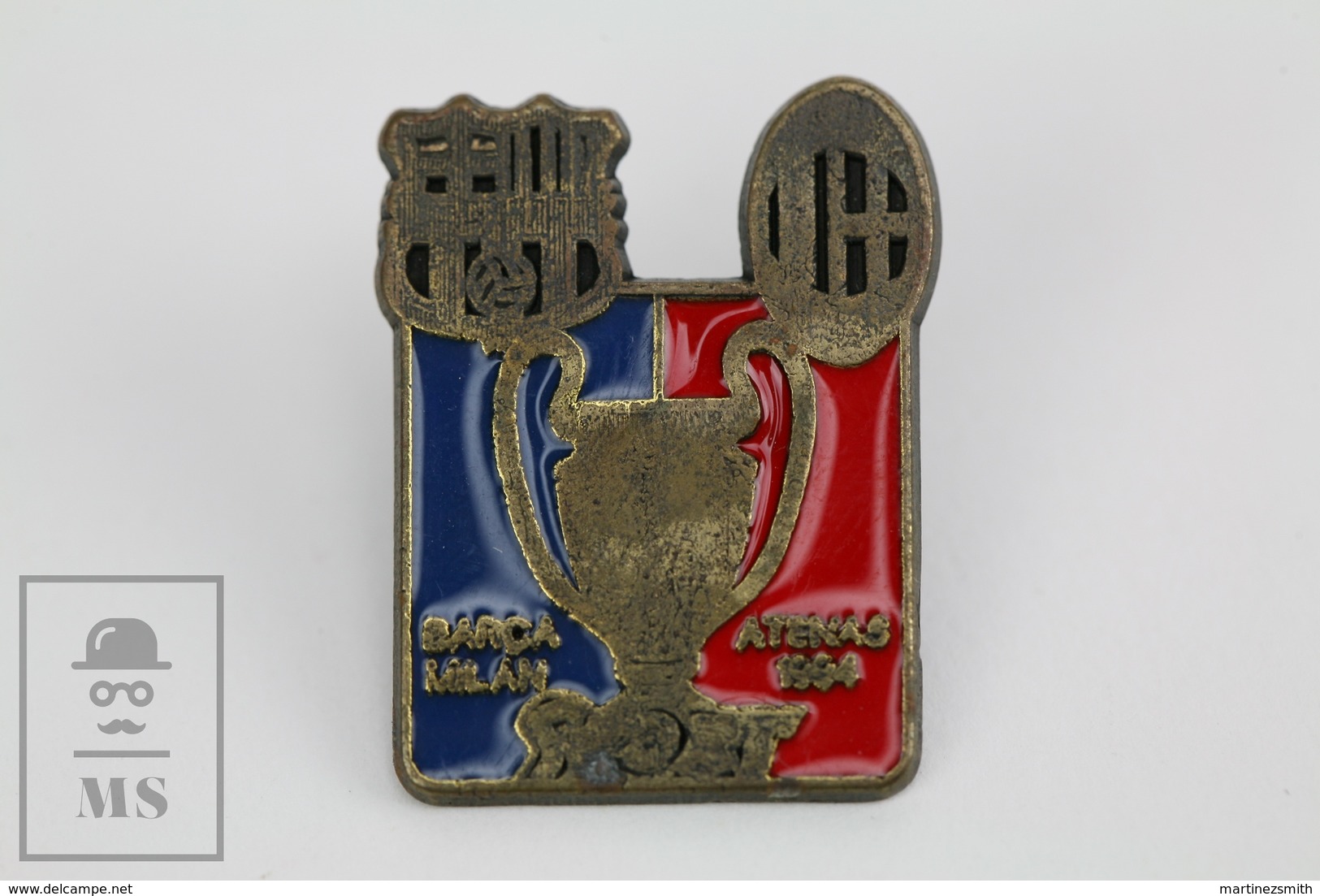 F.C. Barcelona Football Team - Barça - Milan, Athens 1994 - Pin Badge - Fútbol