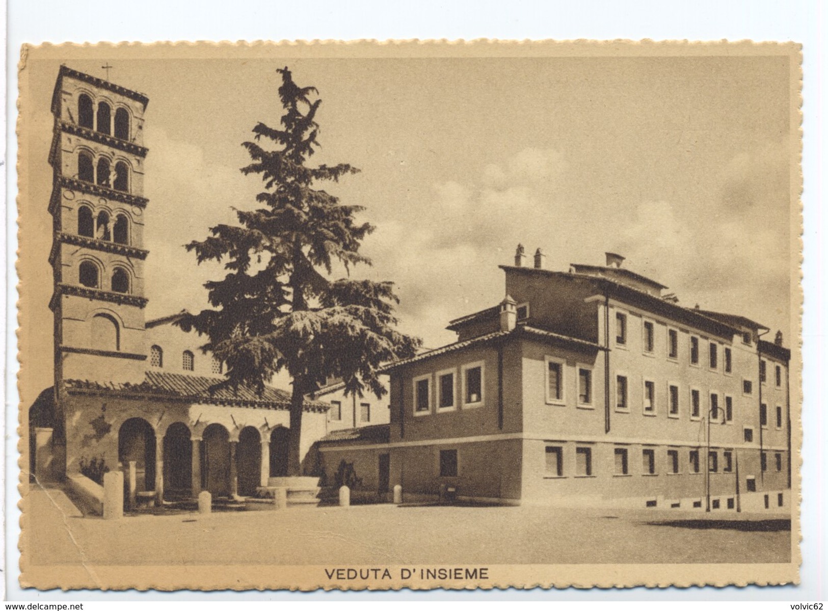 CPSM Roma Collegio Missionario Antonio Rosmini  Veduta D'Insieme - Enseignement, Ecoles Et Universités