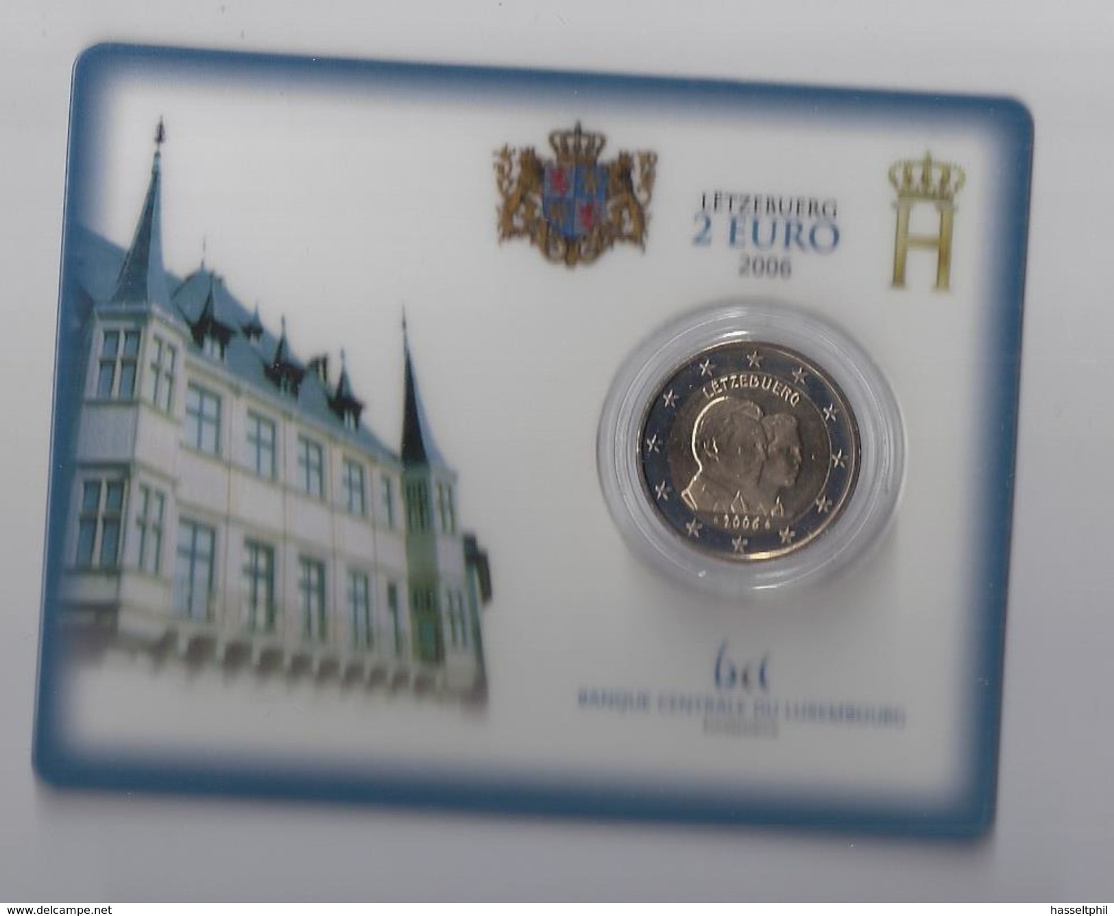 LUXEMBOURG  Coincard 2 &euro; 2006 -  Prince Guilliame - Luxembourg