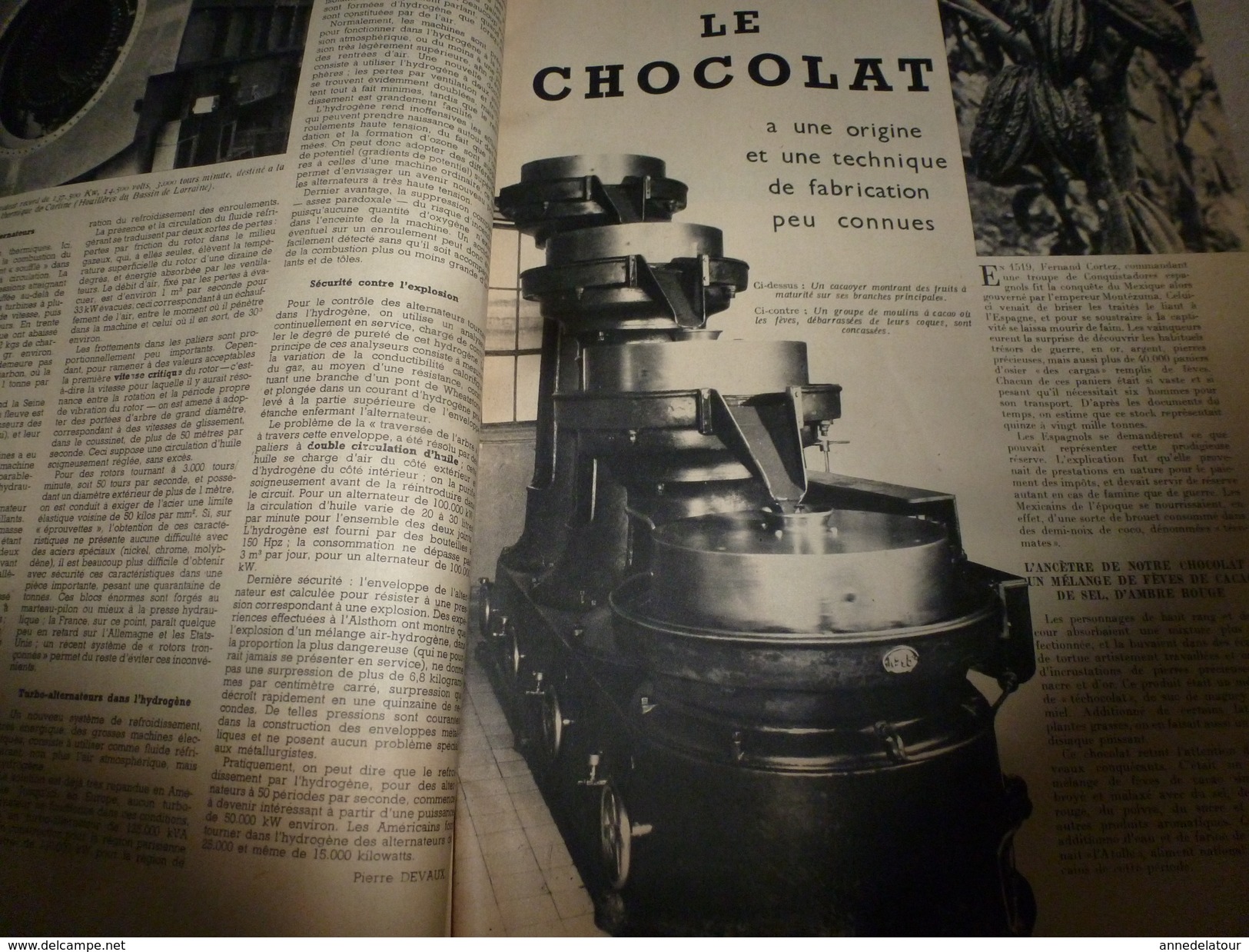 1951 SETA :Le Chocolat; Tassili Des Ajjers, Ahrhar,Aourari,Amaïs; Le Taleb; Les Causes De La Longévité; Etc - Science