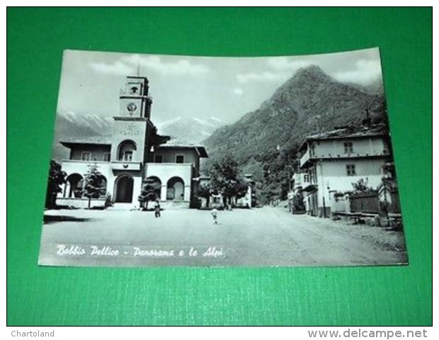 Cartolina Bobbio Pellice - Panorama E Le Alpi 1963. - Autres & Non Classés