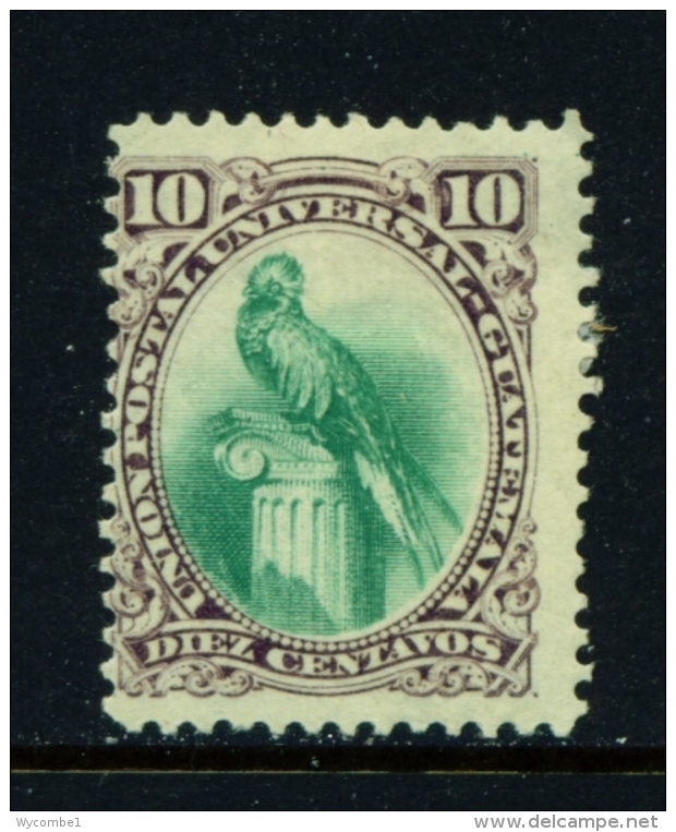 GUATEMALA  -  1881  Quetzal  10c  Mounted/Hinged Mint - Guatemala