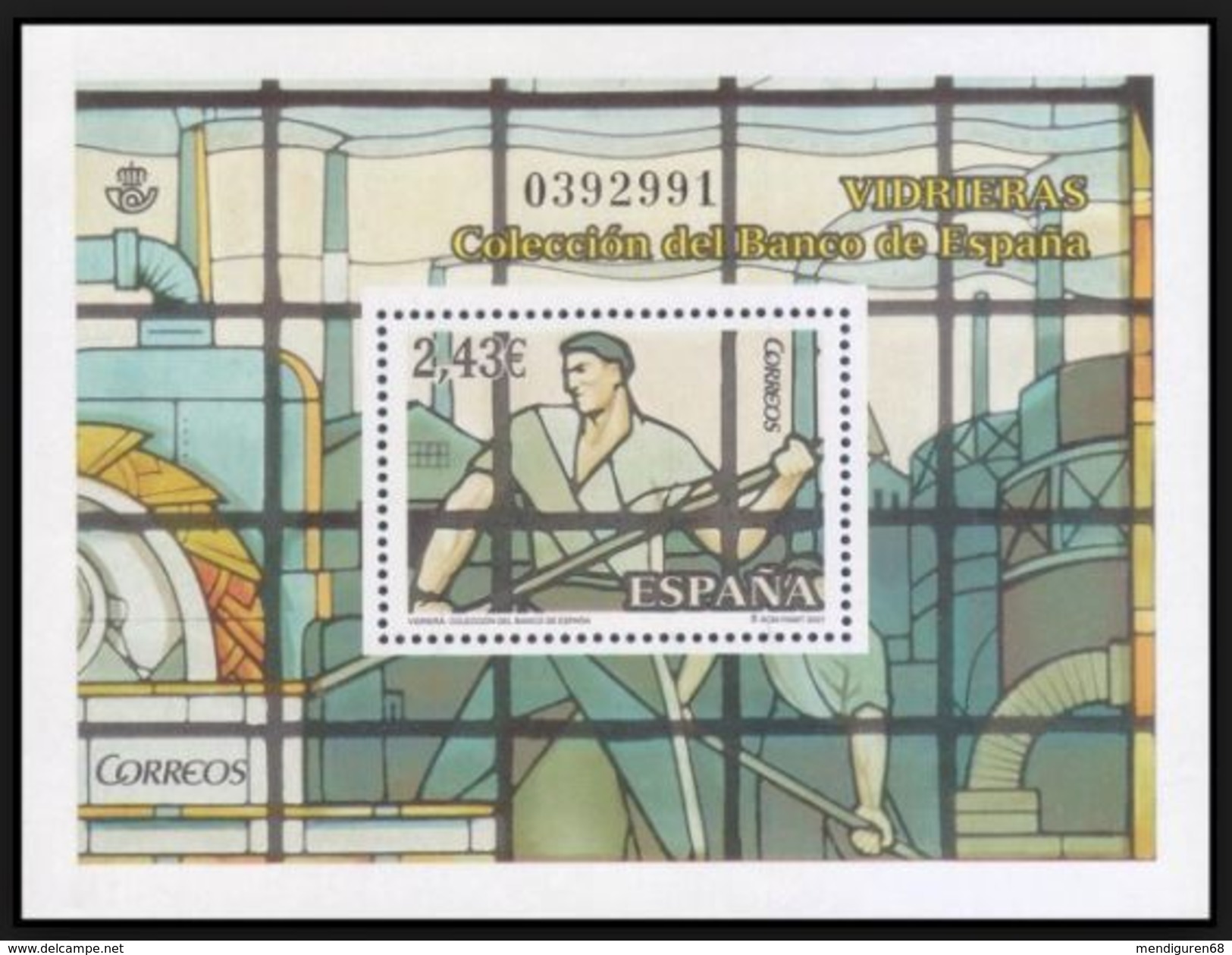 ESPAGNE SPANIEN SPAIN ESPAÑA 2007 STAINED GLASS WINDOWS M/S VIDRIERAS HB MNH ED 4359 YT 3975 MI 4270 SG 4305 SC 3531 - Nuevos