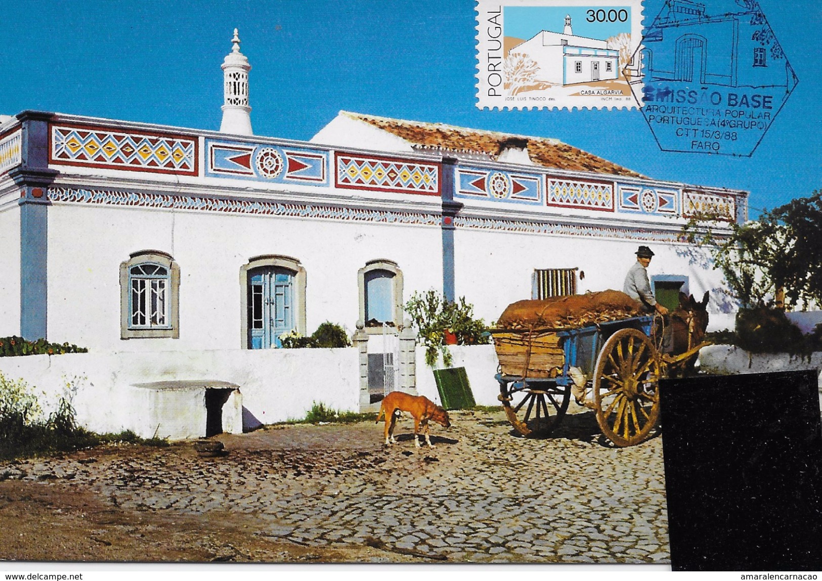 CARTE MAXIMUM - MAXICARD - MAXI POST CARD - MAXIMUM CARD - PORTUGAL - ARCHITECTURE POPULAIRE - Maison D´Algarve - Cartes-maximum (CM)