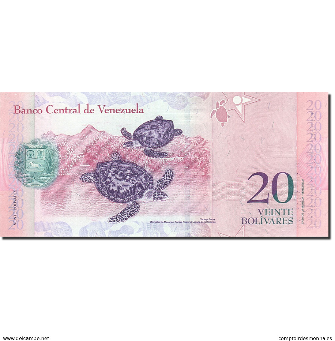 Billet, Venezuela, 20 Bolivares, 2009, 2009-09-03, NEUF - Venezuela