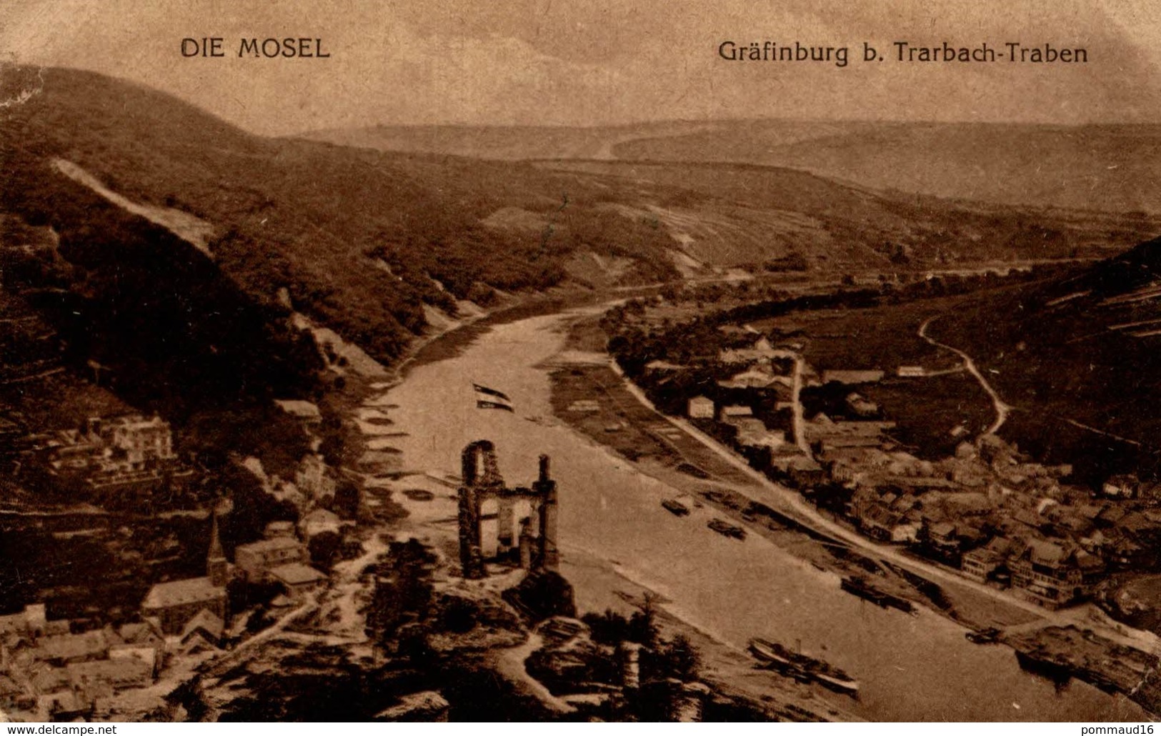 CPA Die Mosel Gräfinburg B. Trarcach-Traben - Traben-Trarbach