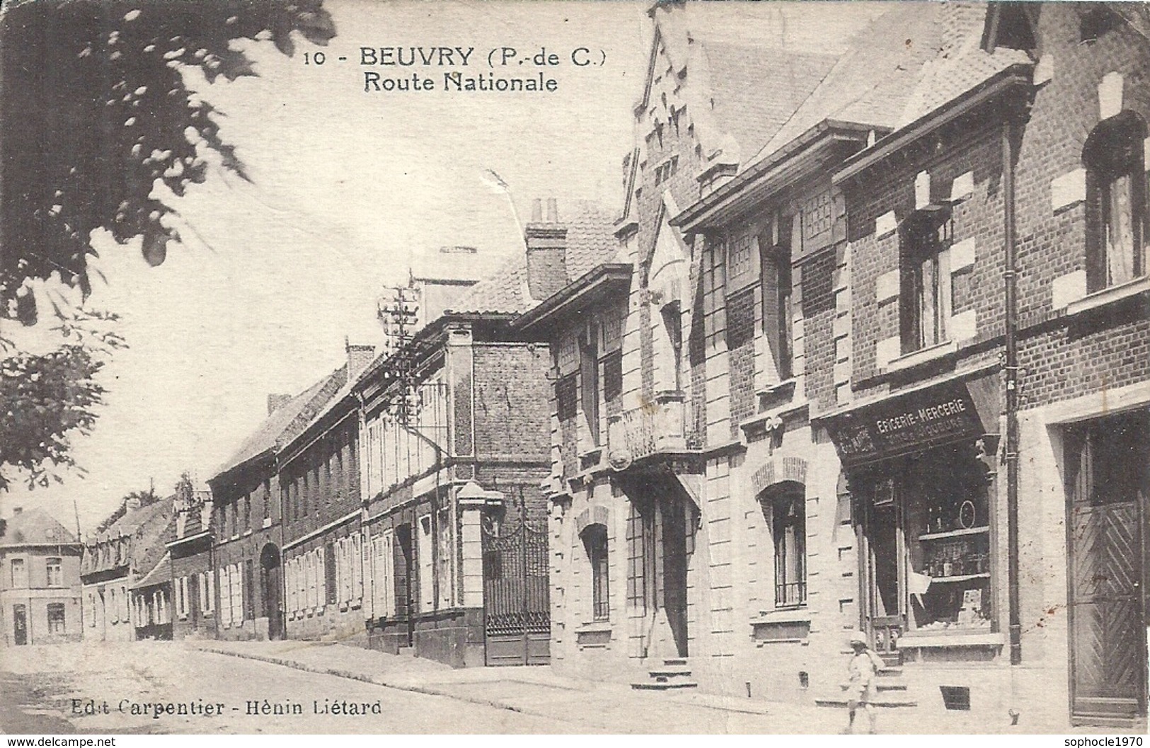 PAS DE CALAIS - 62 - BEUVRY - Rte Nationale - Beuvry