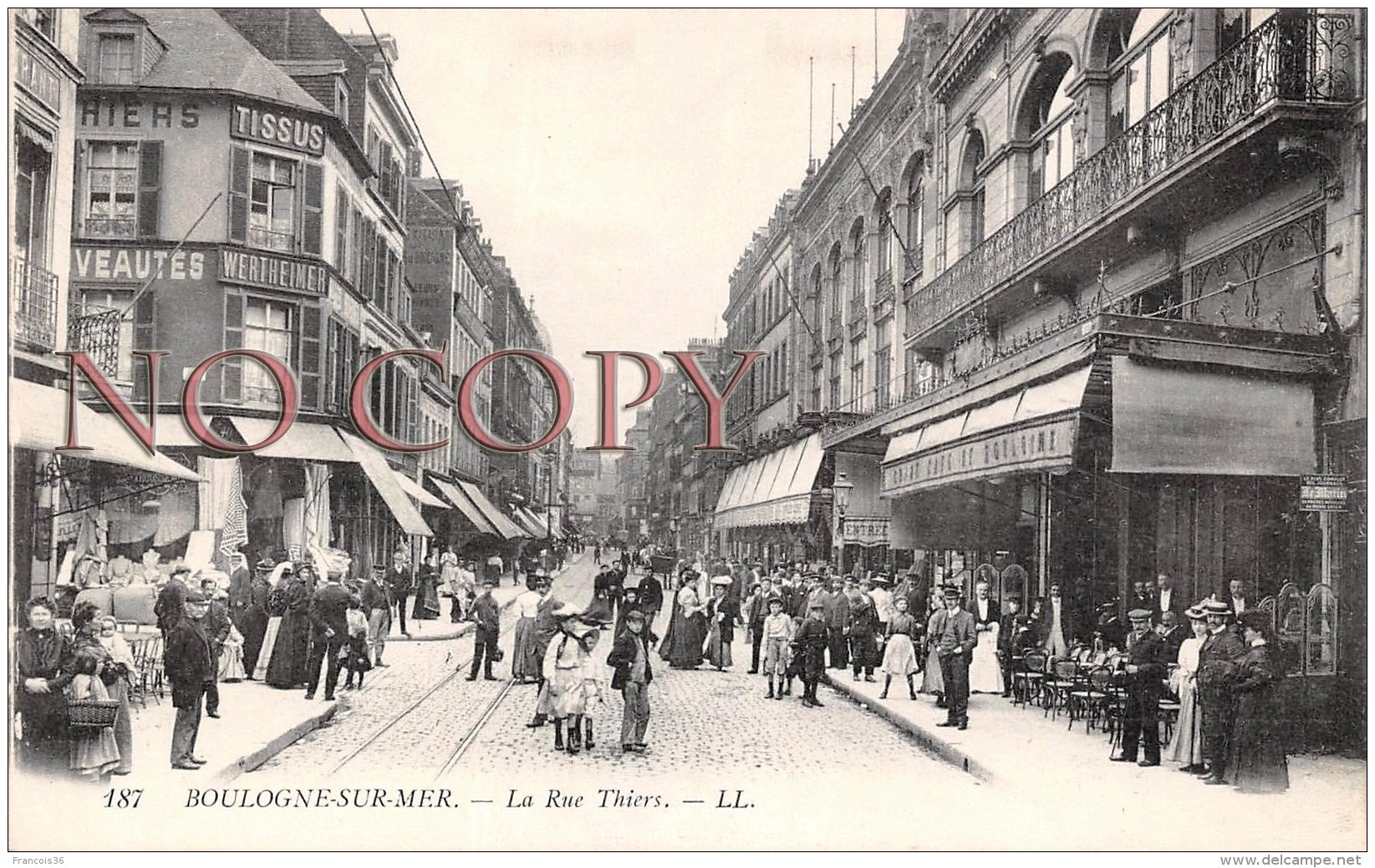 62 - Boulogne Sur Mer - La Rue Thiers - Boulogne Sur Mer