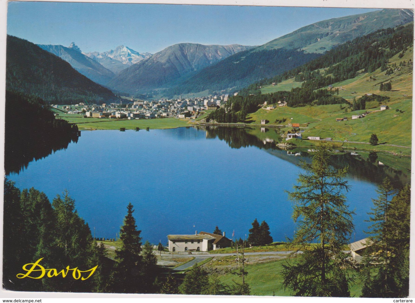 SUISSE,HELVETIA,SWISS,SCHWEIZ,SVIZZERA,DAVOS,LAC,TAMPON FLUELA PASSHOHE - Davos