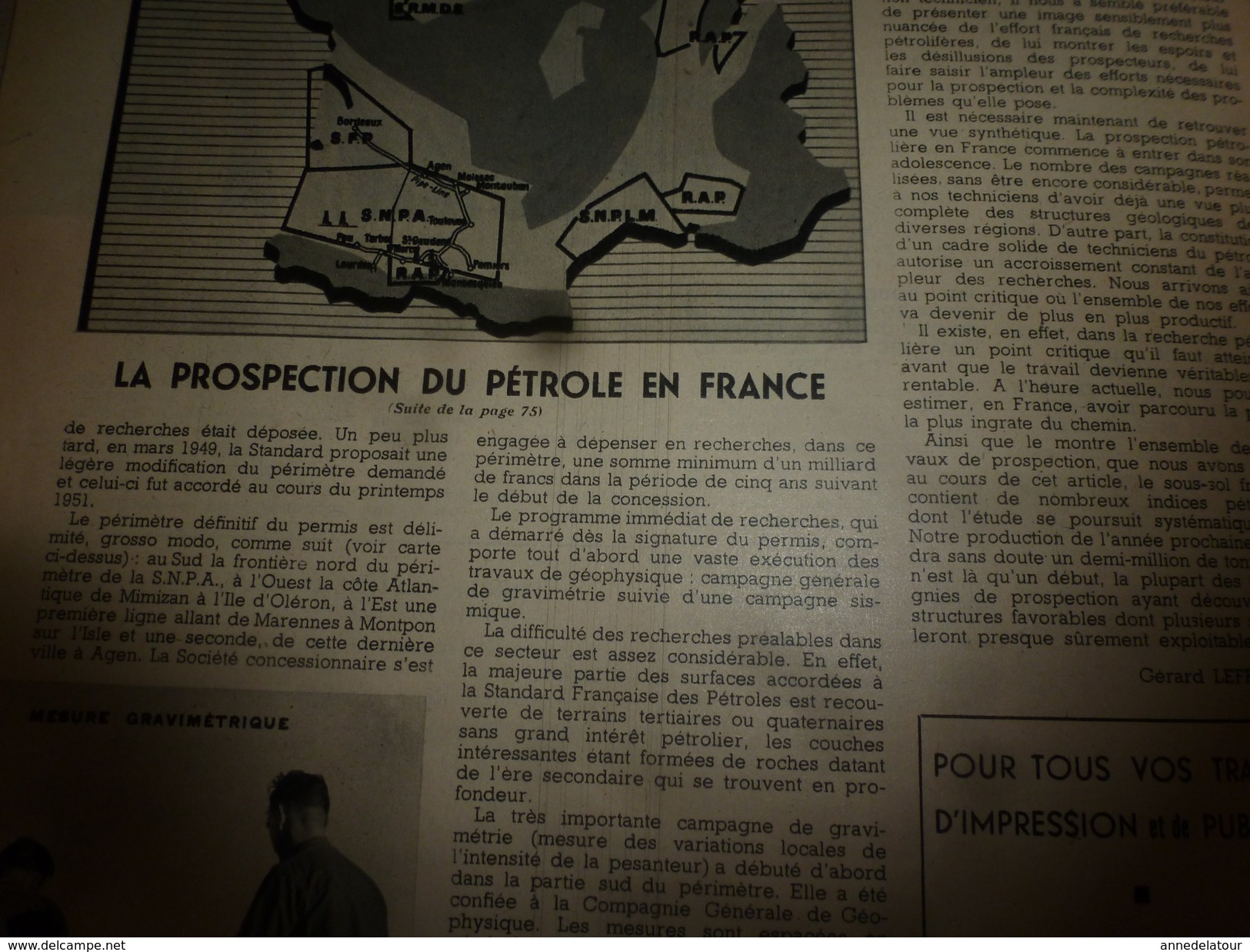 1952 SETA :Les REPTILES; Pétrole en France (Lacq, St-Marcet,,etc);AUTOROUTES (Marseilles, Rocquencourt,etc)