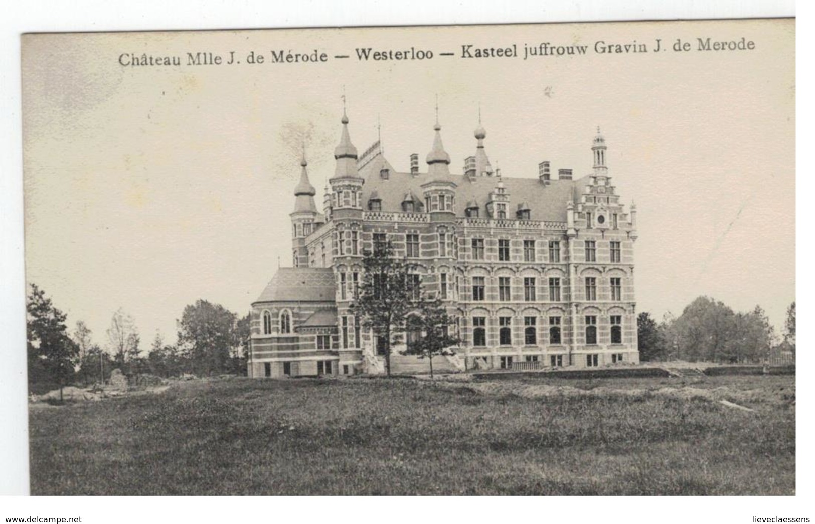 Westerloo - Kasteel Juffrouw Gravin J.de Merode 1913 - Westerlo