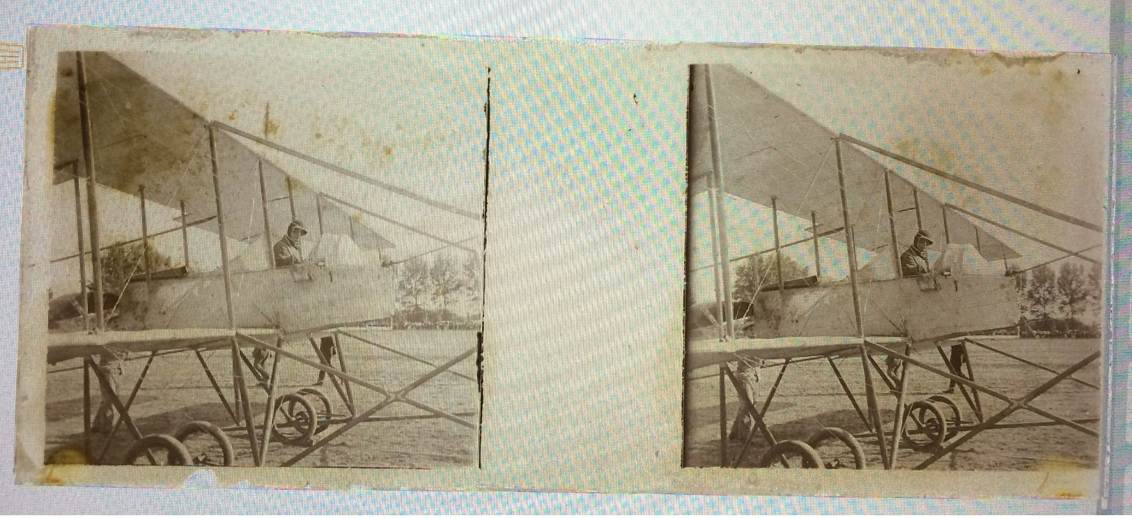 TRES RARE !  7 MARS 1911 Plaque Photo AVIATION Grand Prix Michelin Aviation Eugéne Rénaux - Plaques De Verre