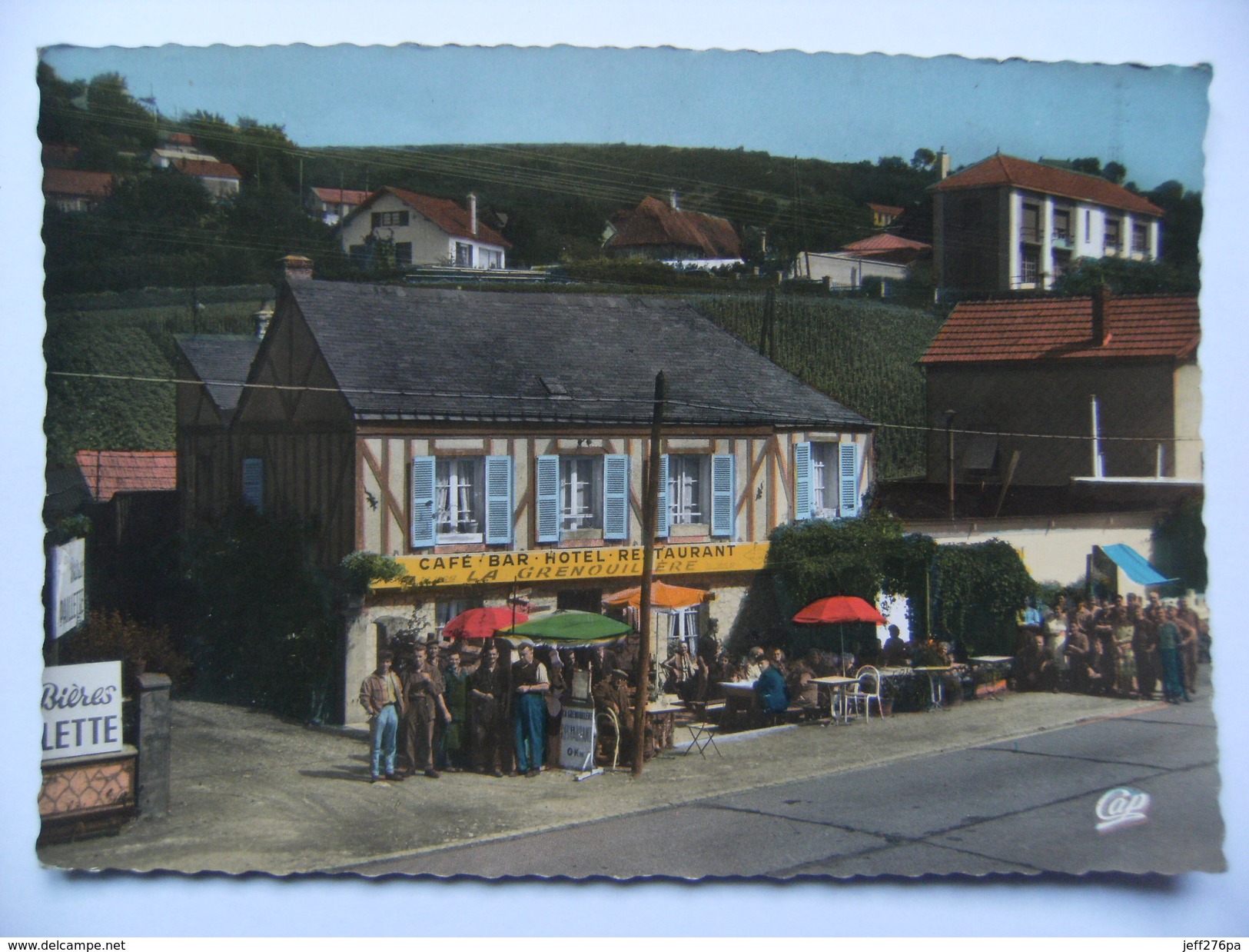 CPSM 76 Gonfreville-l'Orcher - Hôtel-Restaurant "La Grenouillère" - Vue D'ensemble Avec Belle Animation   A Voir ! - Other & Unclassified