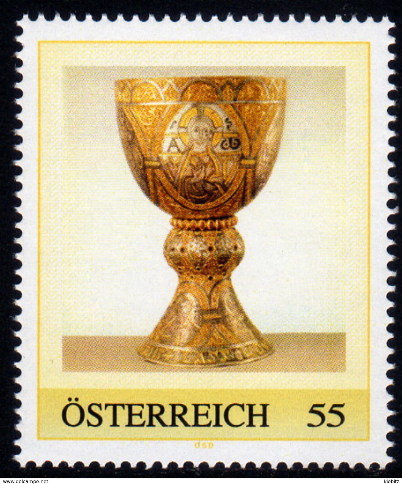 ÖSTERREICH 2008 ** Tassilokelch, Stift Kremsmünster - PM Personalized Stamp MNH - Christentum