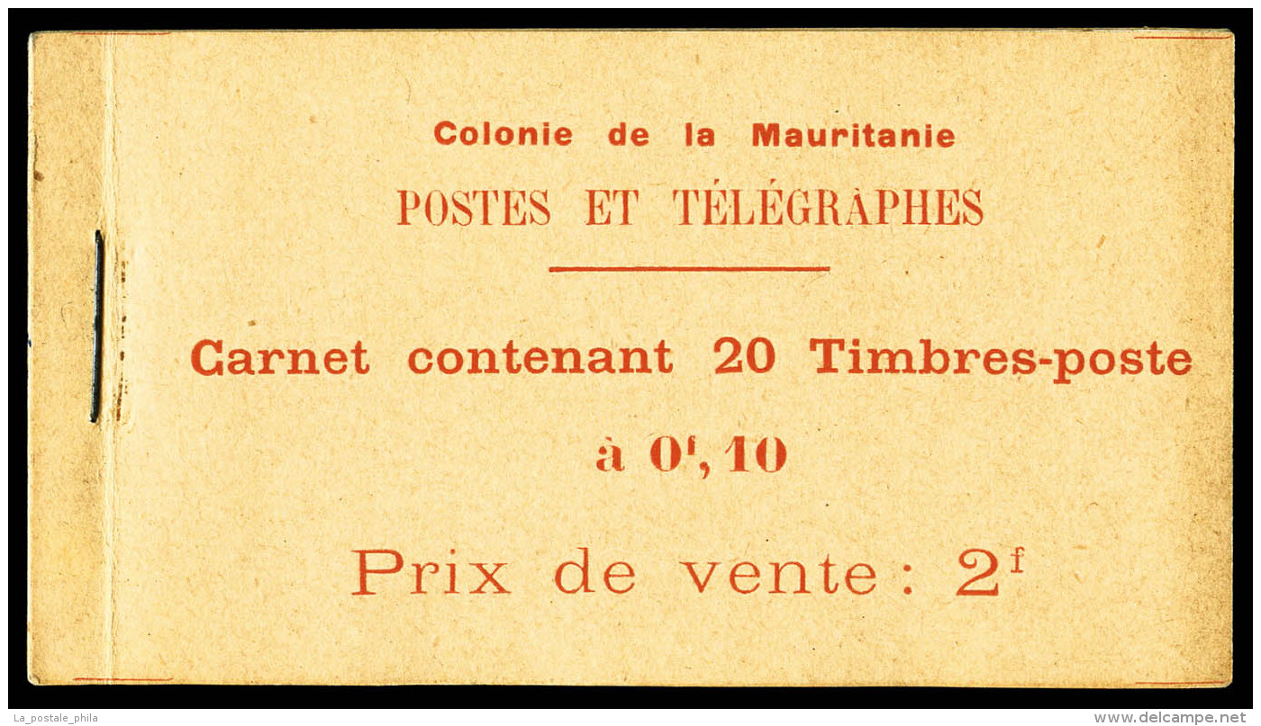 ** N&deg;2, Mauritanie: 20 Timbres, 10c Rose Et Orange (N&deg;21), Papier Couch&eacute;, TB (certificat)    ... - Sonstige & Ohne Zuordnung