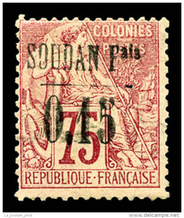 * N&deg;1, 0,15 Sur 75c Rose, R.R.R, SUPERBE (sign&eacute; Calves/Scheller/certificat)   Cote: 5000 Euros  ... - Unused Stamps