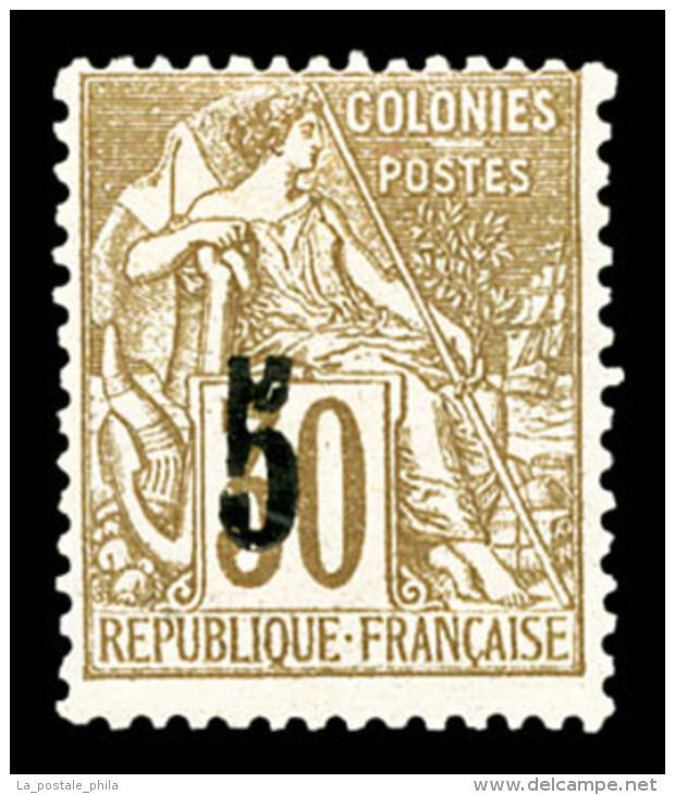 * N&deg;2a, 5 Sur 30c Brun, TTB (sign&eacute; Brun/certificat)   Cote: 550 Euros   Qualit&eacute;: * - Unused Stamps