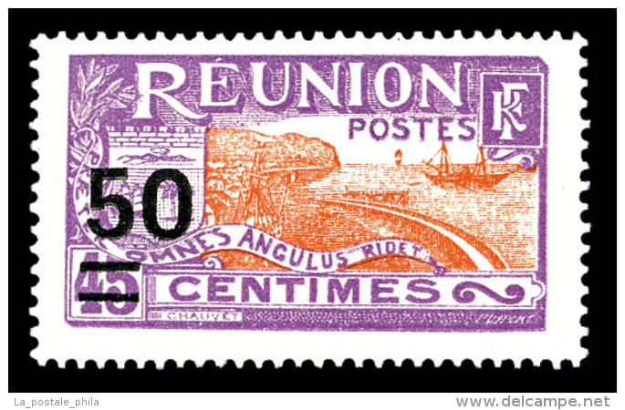 ** N&deg;123A, 50 Sur 45c Violet Et Orange, L&eacute;g&egrave;res Adh&eacute;rences. TB (sign&eacute;... - Ungebraucht