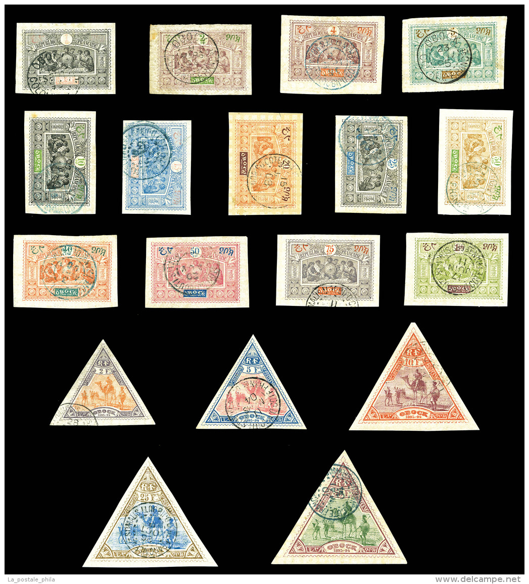 O N&deg;47/64, S&eacute;rie Compl&egrave;te De 1894, Les 18 Valeurs SUP (sign&eacute; Brun/certificat)   Cote: 2626... - Used Stamps
