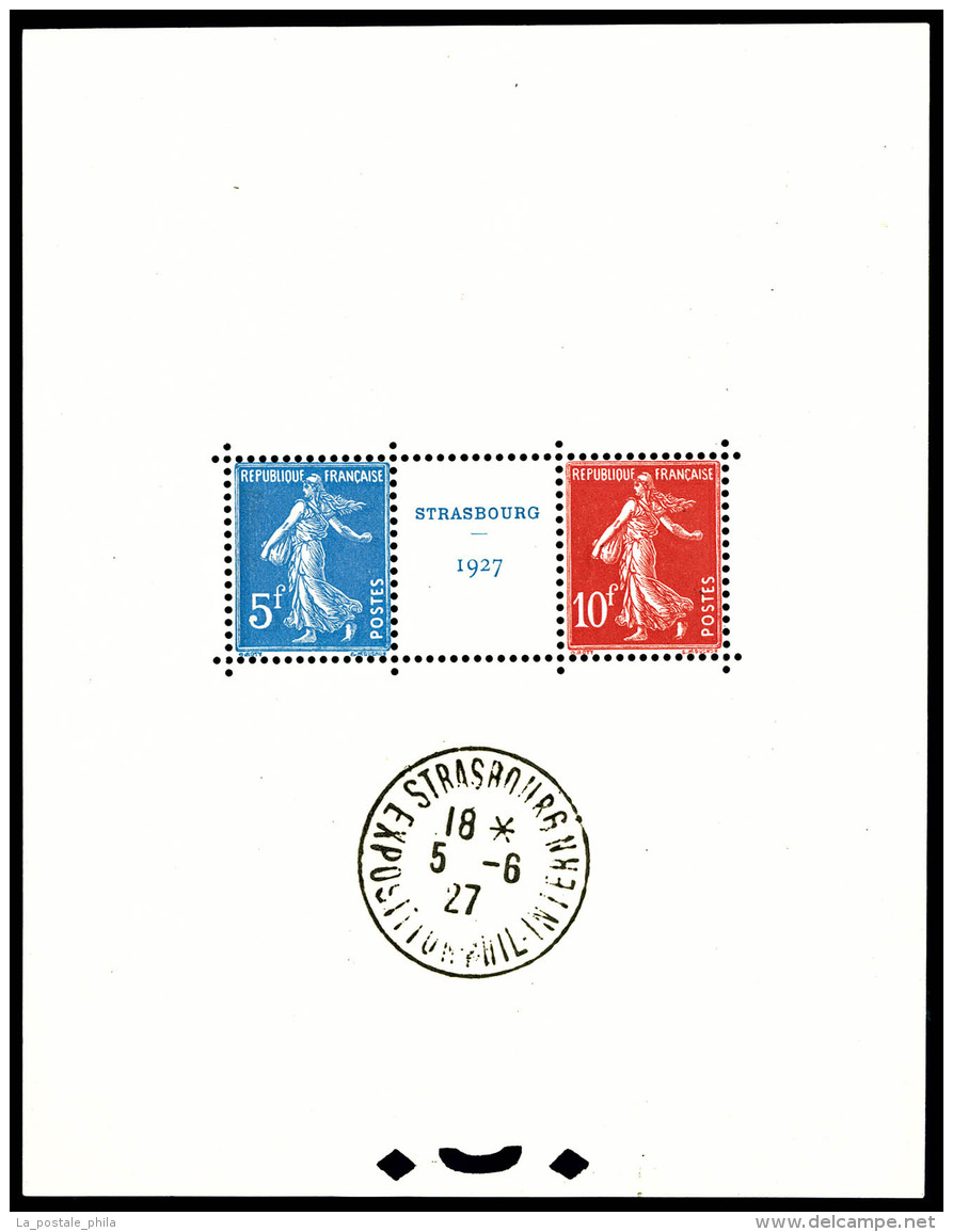 ** N&deg;2a, Exposition Philat&eacute;lique De Strasbourg Avec Cachet De L'Expo Hors Timbres, Fra&icirc;cheur... - Nuovi