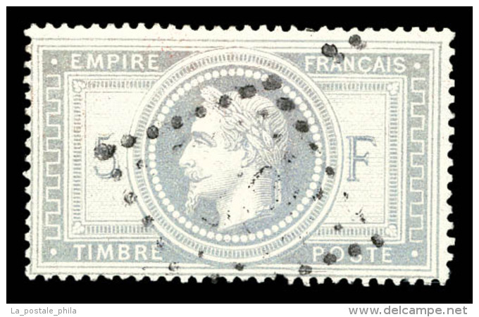 O N&deg;33, 5F Violet-gris, TB (sign&eacute; Calves/certificats)   Cote: 1100 Euros   Qualit&eacute;: O - 1863-1870 Napoleon III Gelauwerd