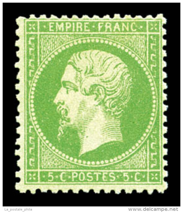 * N&deg;20, 5c Vert. TB (sign&eacute; Calves)   Cote: 350 Euros   Qualit&eacute;: * - 1862 Napoleon III