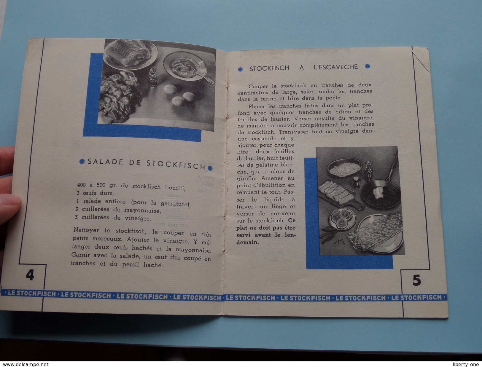 Les Bons Plats économiques Les Poissons : LE STOCKFISCH ( Zie/voir Foto Voor/pour Détails ) ! - Altri & Non Classificati