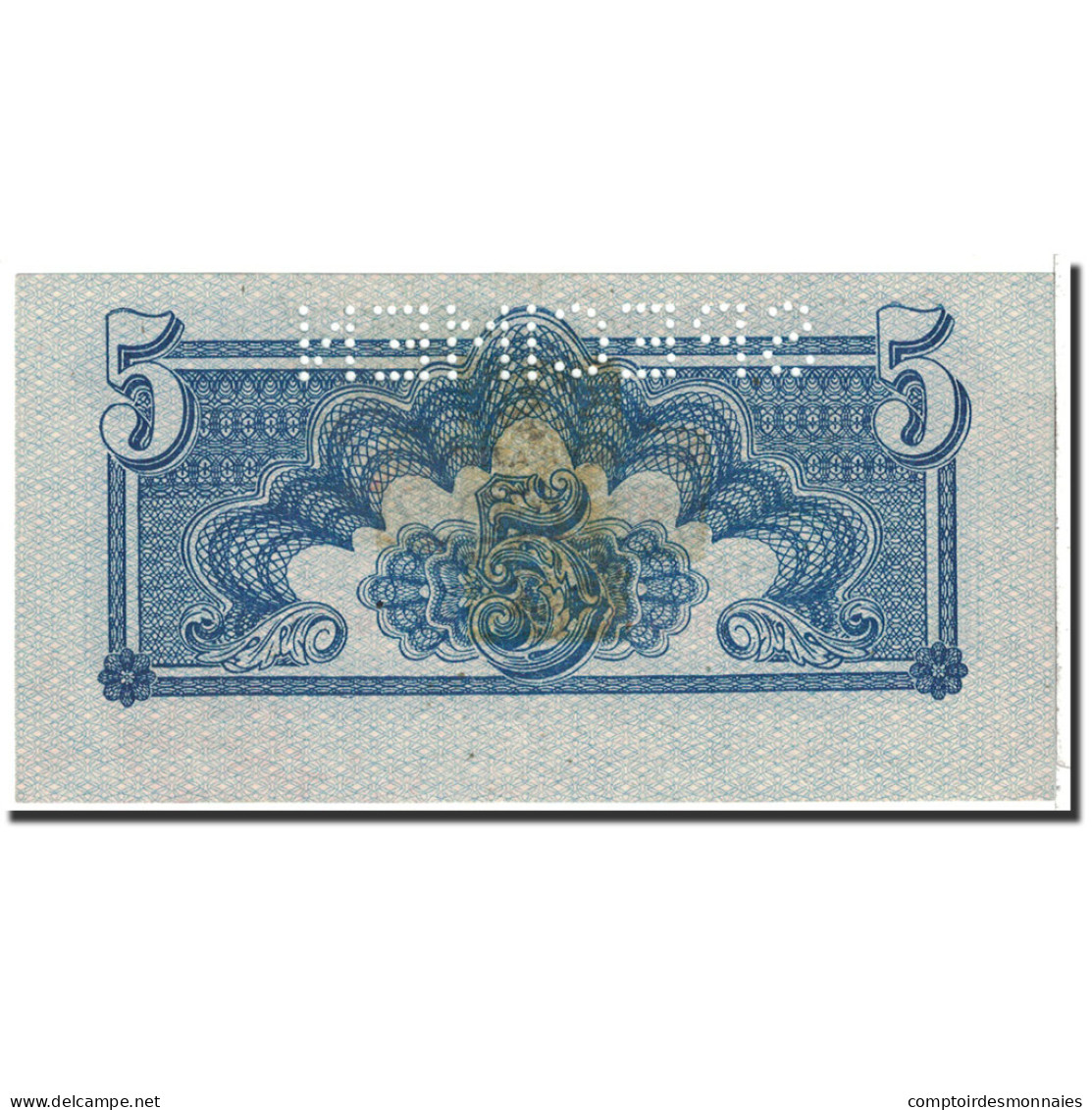 Billet, Tchécoslovaquie, 5 Korun, 1944, Undated, KM:46s, SUP - Checoslovaquia