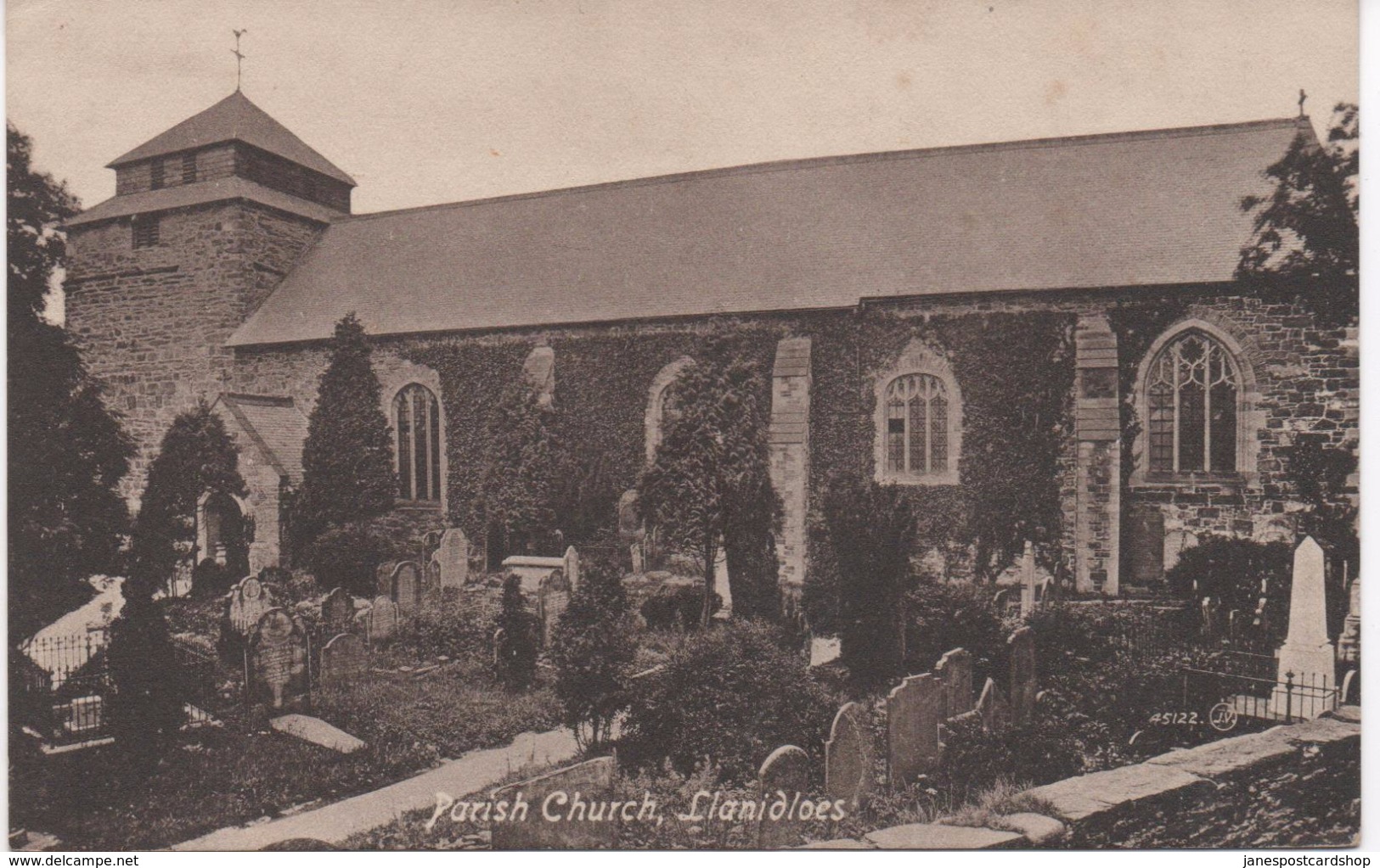 PARISH CHURCH - LLANIDLOES - POWYS/MONTGOMERYSHIRE BORDERS - - Montgomeryshire