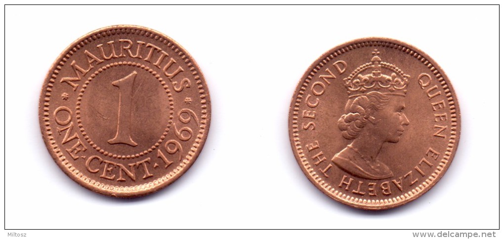 Mauritius 1 Cent 1969 - Mauritius