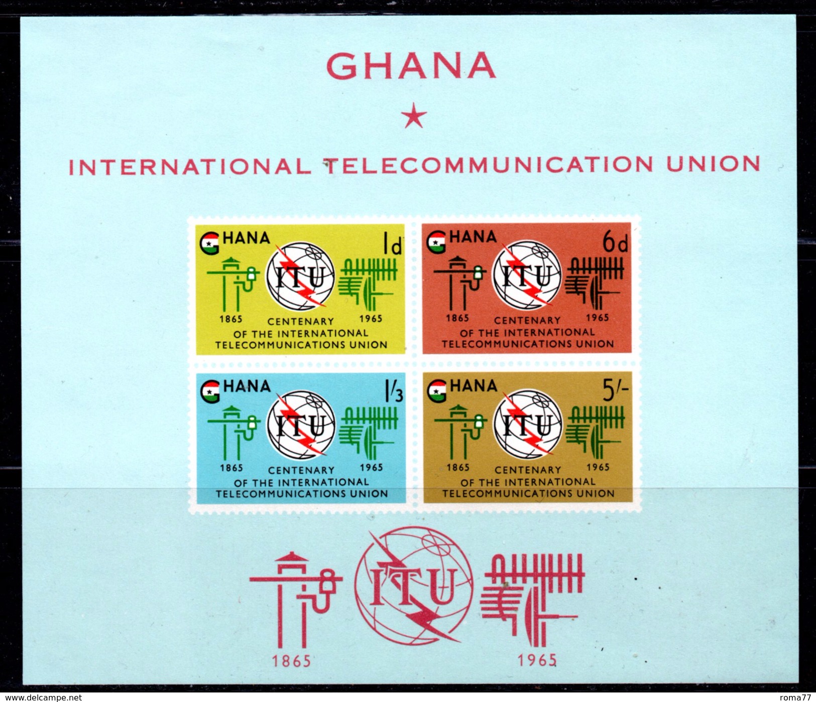 BF74 - GHANA 1965 , Yvert Il BF N. 17  ***  ITU - Ghana (1957-...)