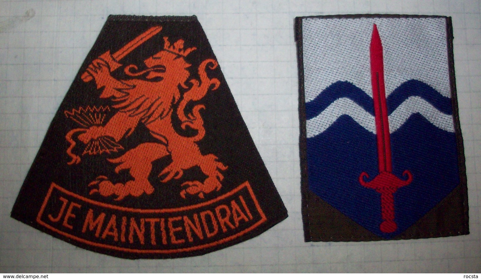 Set Of Patches Army Netherlands - 1950s - Ecussons Tissu