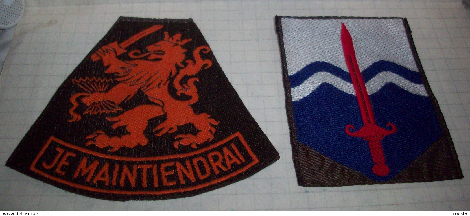 Set Of Patches Army Netherlands - 1950s - Ecussons Tissu