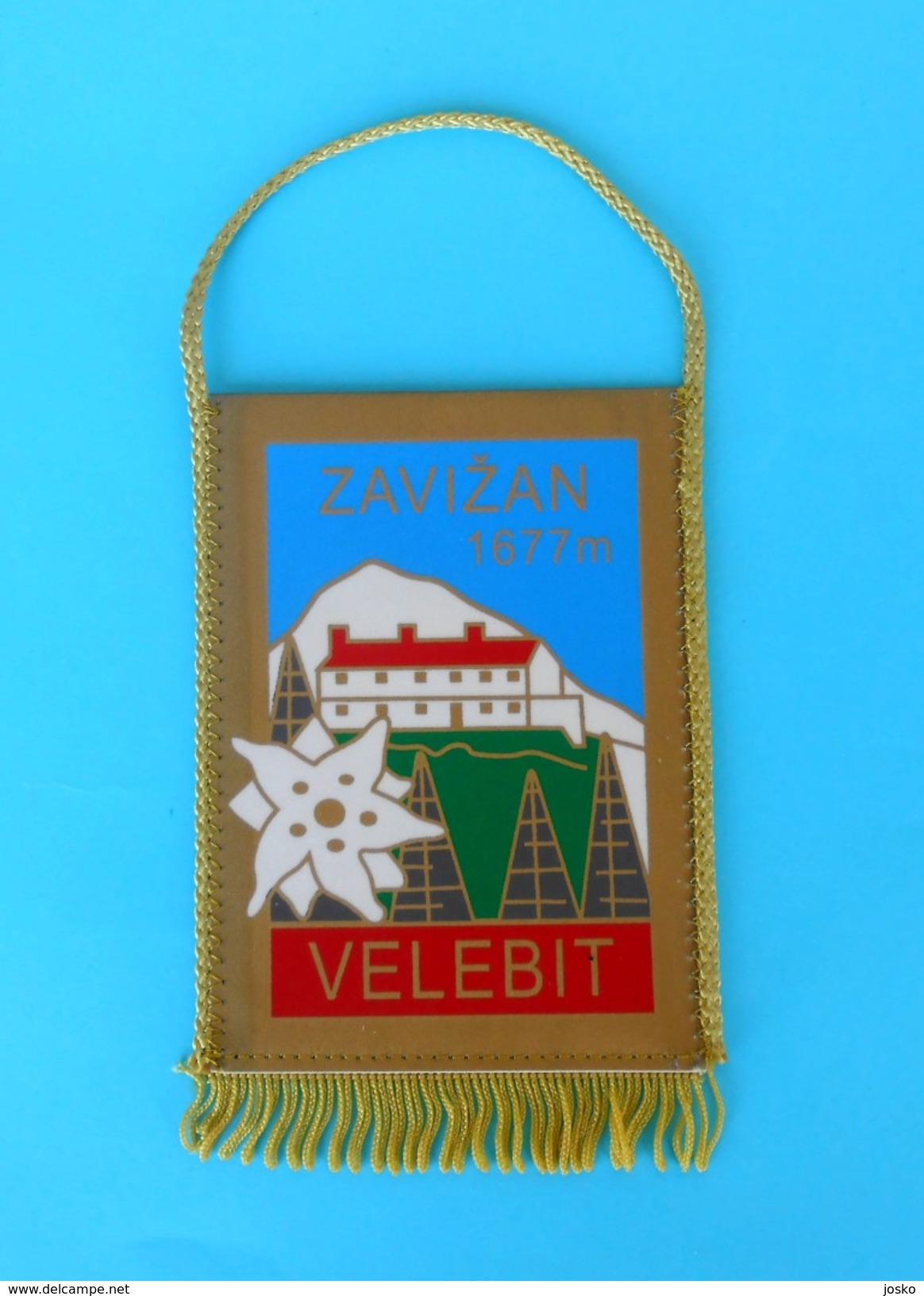 VELEBIT - ZAVIZAN  Croatia Mountaineering Pennant Fanion Climbing Alpinisme Bergsteigen Alpinismo Arrampicata Klettern - Other & Unclassified