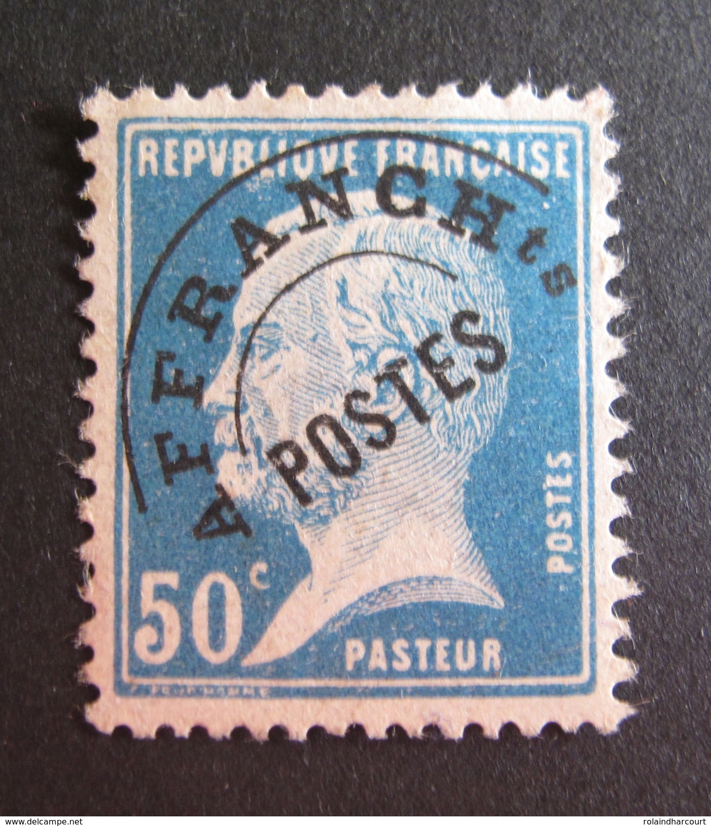 LOT DK4/32 - 1922 - PASTEUR - PRE-OBLITERE N°68 - Cote : 150,00 &euro; - 1893-1947