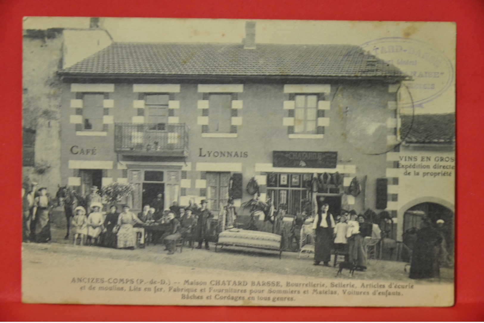 Ancizes-Comps - Maison Chatard Barsse - Bourrellerie, Sellerie, Articles D'écuries.... - Autres & Non Classés