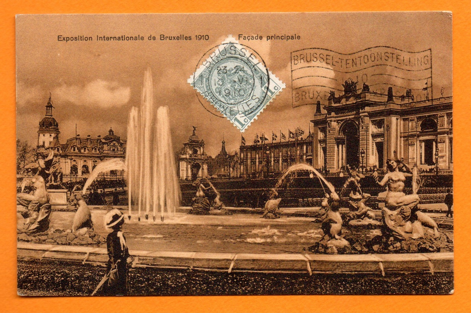 Bruxelles. Exposition Universelle De 1910. Façade Principale. 1910 - Expositions Universelles