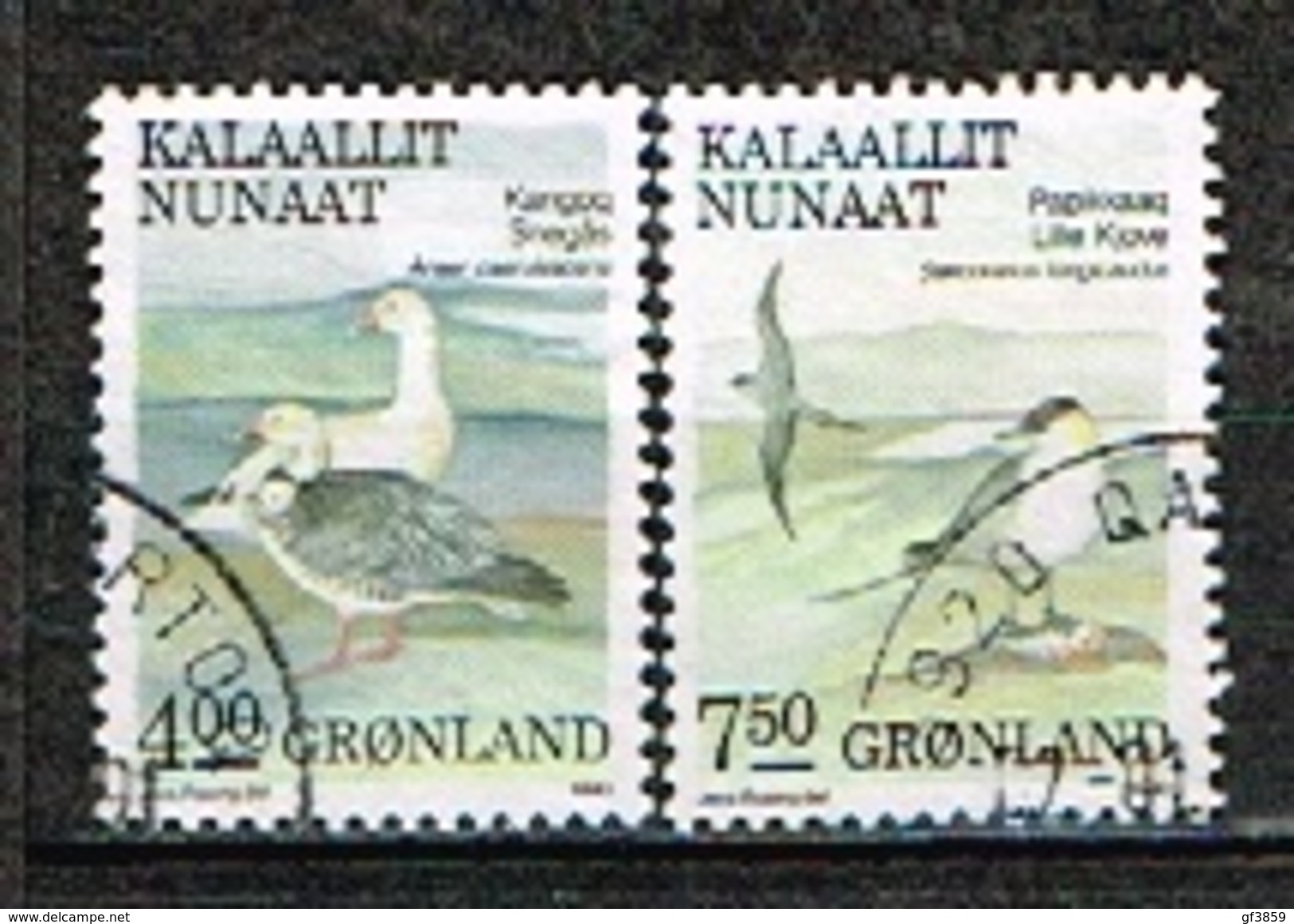 GROENLAND /Oblitérés/Used/1990 - Oiseaux - Used Stamps